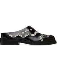 Simone Rocha - Floral Lace Mule Loafers - Lyst