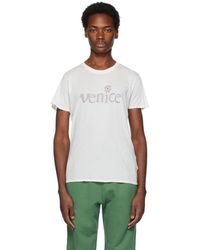 ERL - T-shirt 'venice' blanc - Lyst