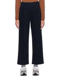 A.P.C. - . Navy Jodie Trousers - Lyst