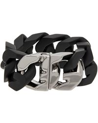 Givenchy Black G Chain Bracelet