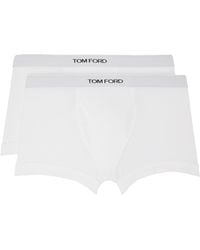 Tom Ford - Two-Pack Cotton Boxer Briefs - Lyst