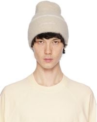 Jacquemus - Off-white Le Papier 'le Bonnet Neve' Beanie - Lyst