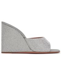 AMINA MUADDI - Lupita Crystal 95 Heeled Sandals - Lyst