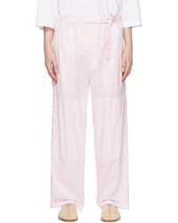 Lemaire - Pink Judo Trousers - Lyst