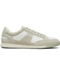 BOSS - Satin Low Sneakers - Lyst