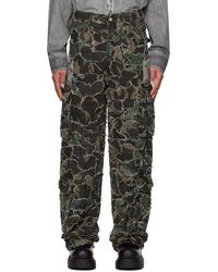 Who Decides War - カーキ ウォッシュド 迷彩 カーゴパンツ - Lyst