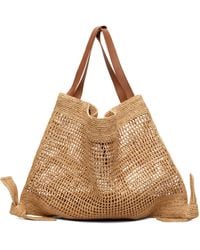 Hereu - Cador Raffia Mesh Tote - Lyst