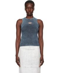 DIESEL - M-Anchor-A-Sl Tank Top - Lyst