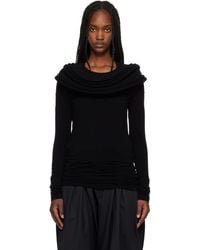 Junya Watanabe - Nylon Stretch Jersey Drape T-Shirt - Lyst