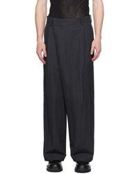 Juun.J - Washed Wool Trousers - Lyst