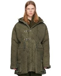 ANDERSSON BELL - Lace-Up Fishtail Coat - Lyst