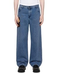 Charles Jeffrey - Loose Fit Crochet Trumpet Jeans - Lyst