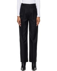 Loulou de Saison - Sbiru Virgin Wool Pleated Trousers - Lyst