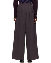 Dries Van Noten - Heavy Cotton Poplin Trousers - Lyst