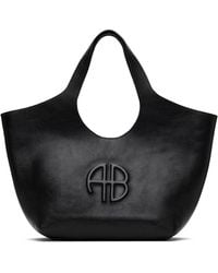 Anine Bing Lili Tote in Black | Lyst