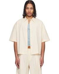Studio Nicholson - Off- Sanko Shirt - Lyst