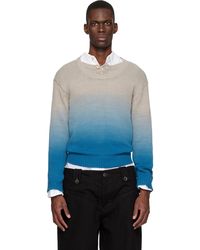 ANDERSSON BELL - Gradient Henry-Neck Sweater - Lyst
