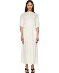 TOTEME - Cotton Silk Tee Midi Dress - Lyst