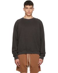 Les Tien - Gray Cotton Sweatshirt - Lyst