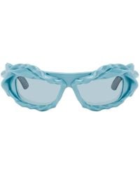 OTTOLINGER - Twisted Rectangular Sunglasses - Lyst