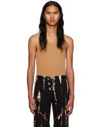 Dion Lee - Tan Bichrome Tank Top - Lyst