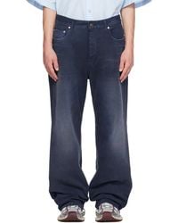 Balenciaga - Curved Knee Jeans - Lyst