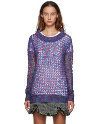 Anna Sui - Boatneck Sweater - Lyst