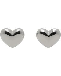 Marland Backus - Ssense Exclusive Lonely Heart Earrings - Lyst