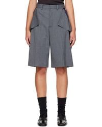 Undercover - Up2F1505 Long Panel Shorts - Lyst