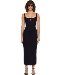 Marine Serre - Moon Logo Ribbed Jersey Maxi Dress - Lyst