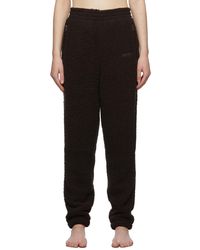 Skims Teddy jogger Lounge Trousers - Brown