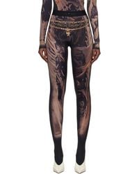 Marine Serre - Ssense Exclusive Wet Nuisette Printed Jersey Leggings - Lyst
