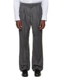 Jil Sander - Wool Pinstripe Trousers - Lyst
