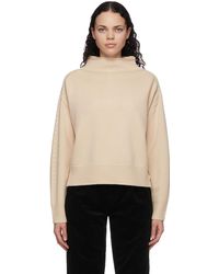 helmut lang shoulder cutout turtleneck