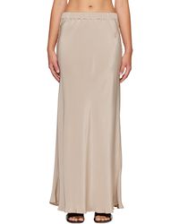 Max Mara - Taupe Sospiro Maxi Skirt - Lyst