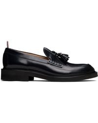 Thom Browne - Spazzolato Leather Tassle Loafers - Lyst