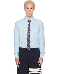 Thom Browne - Linen 4-Bar Shirt - Lyst
