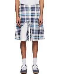 Comme des Garçons - Polyester Twill Garment Printed Shorts - Lyst