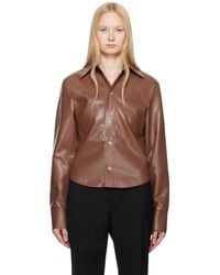 Nanushka - Bogna Vegan Leather Jacket - Lyst