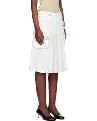 OPEN YY Yy Hug & Heart Cutout Midi Skirt in Black | Lyst