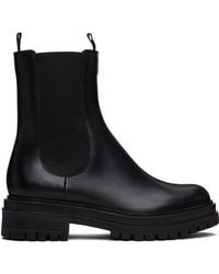 Gianvito Rossi - ブラック Chester チェルシーブーツ - Lyst