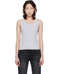 Maison Kitsuné - Baby Fox Ribbed Tank Top - Lyst