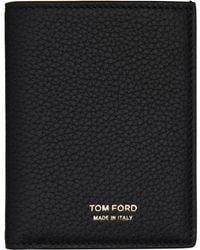 Tom Ford - Soft Grain Leather T Line Card Holder - Lyst