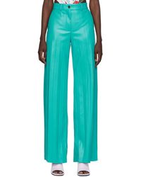 MSGM - Logo Casual Pants - Lyst