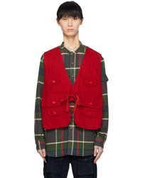 Engineered Garments - Red Fowl Vest - Lyst