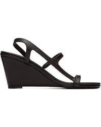 St. Agni - High Wedge Heeled Sandals - Lyst