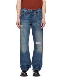 RRL - Slim Boot Sutton Repaired Selvedge Jeans - Lyst