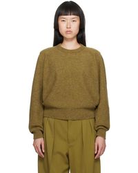 Lemaire - Khaki Tilted Sweater - Lyst