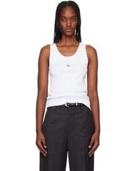 Maison Kitsuné - Baby Fox Ribbed Tank Top - Lyst