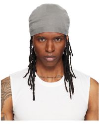 Rick Owens - Taupe Tower Medium Beanie - Lyst